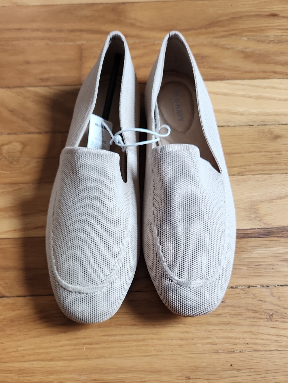 Old Navy Knit Slip-On Loafers - Cream